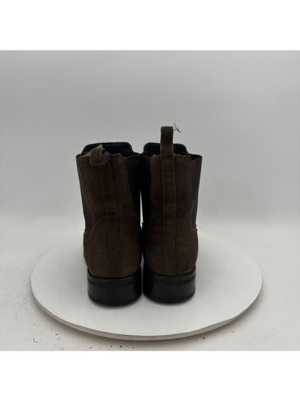 Thursday Boot Co Women Size 8 Brown Suede Leather Side Elastic Chelsea Boot - Picture 5 of 11